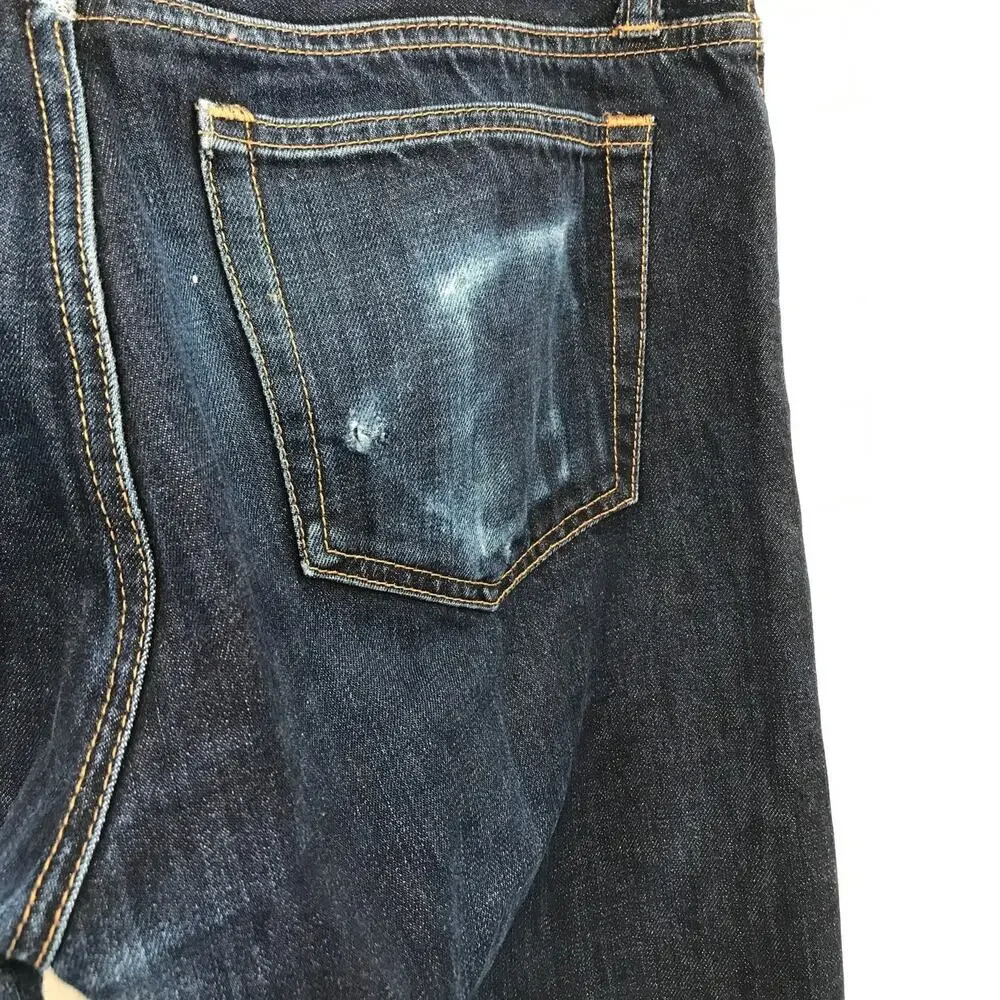 J. Crew Mercantile Dark Wash Slim Straight Jeans Mens 30x32